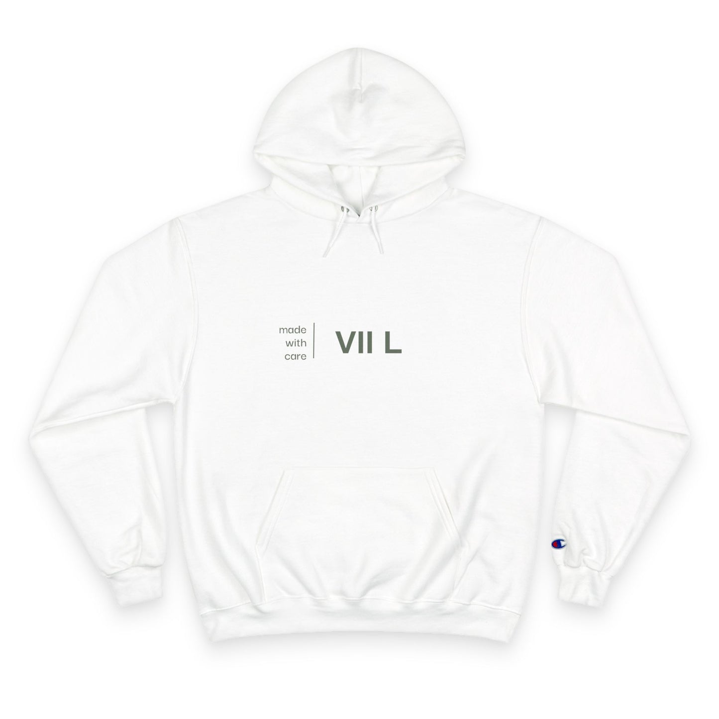 Minimalist Champion Hoodie - Made with Care