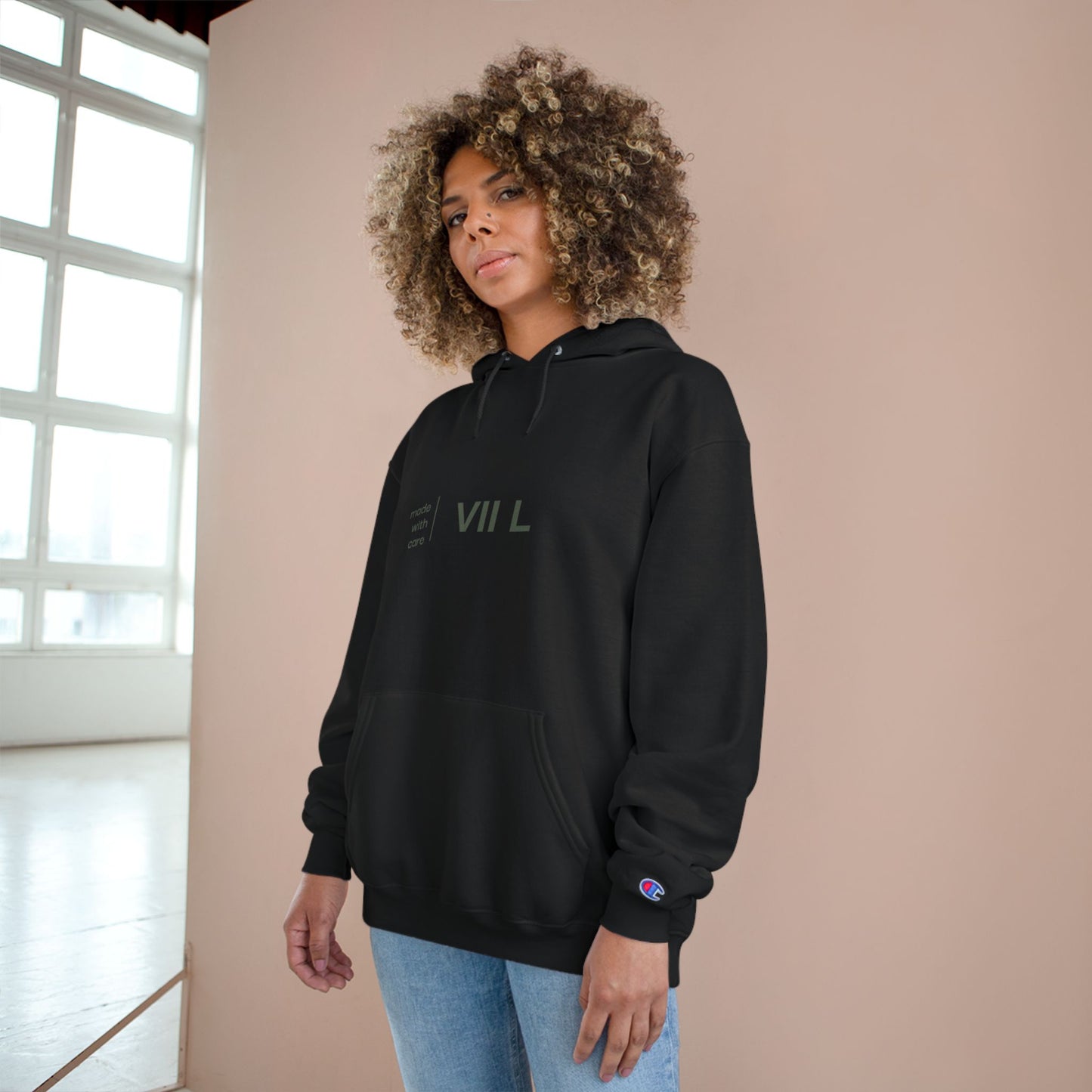 Minimalist Champion Hoodie - Made with Care