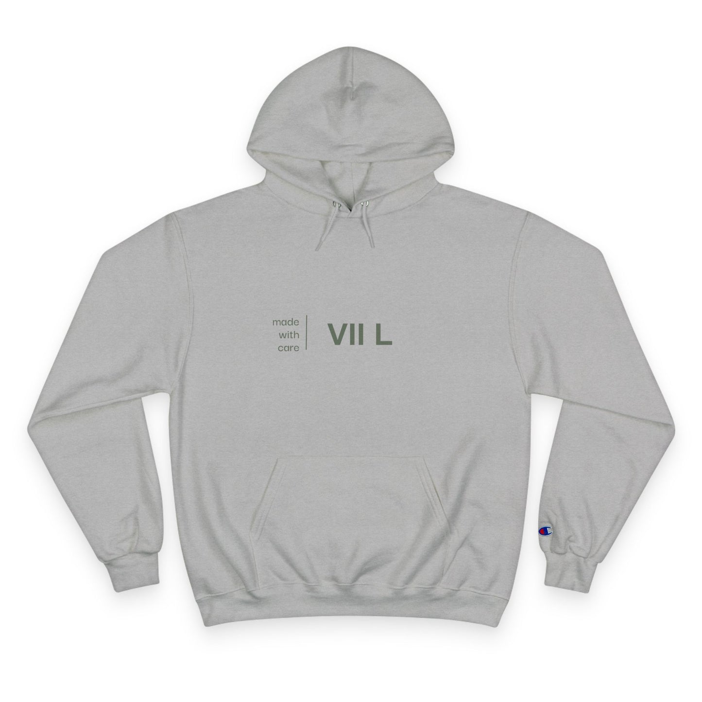 Minimalist Champion Hoodie - Made with Care