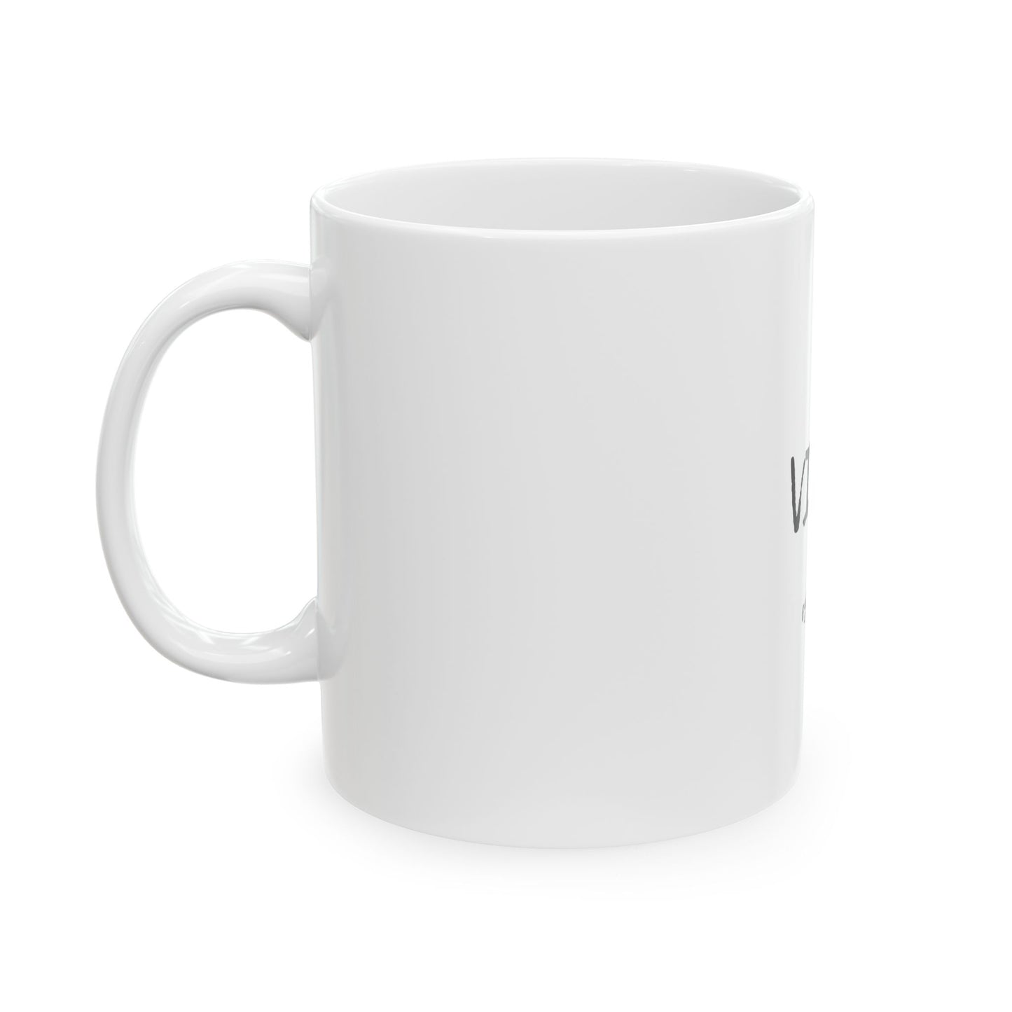 Trendy Ceramic Mug with 'VIII L X est. 1994' Design