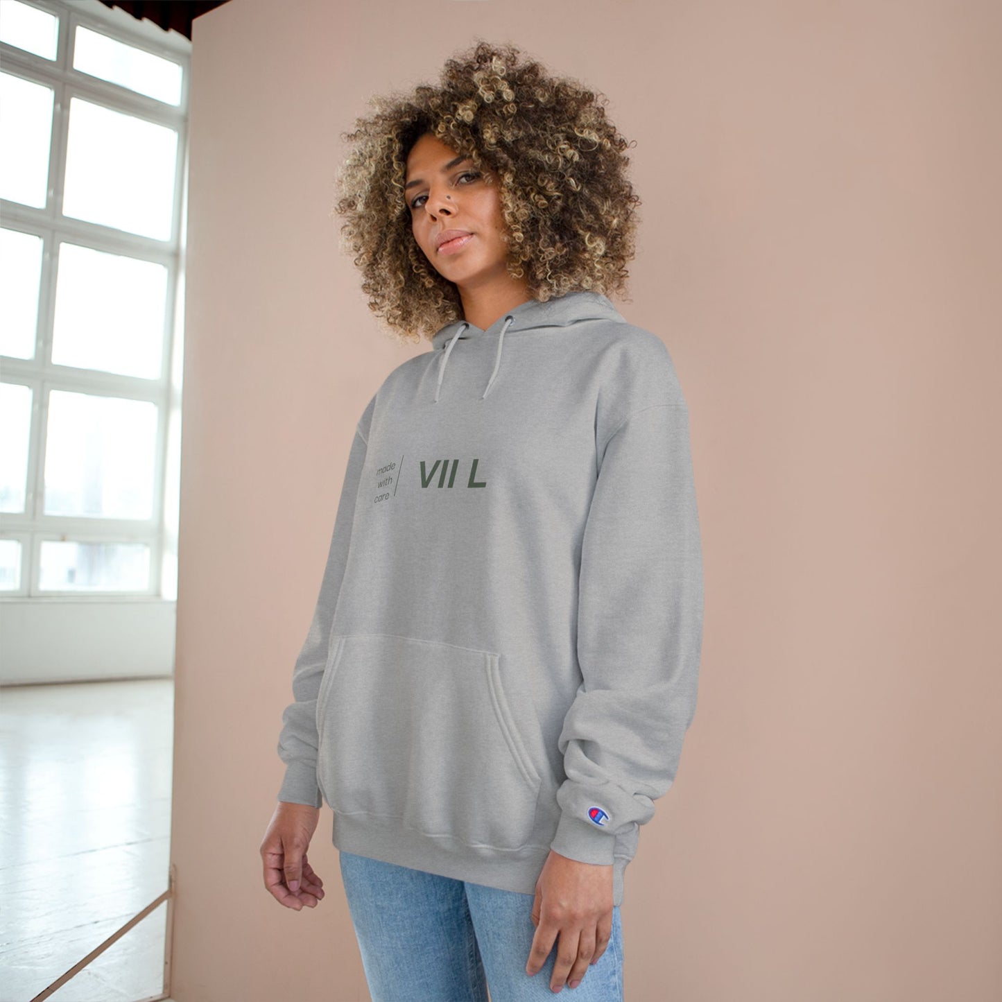 Minimalist Champion Hoodie - Made with Care