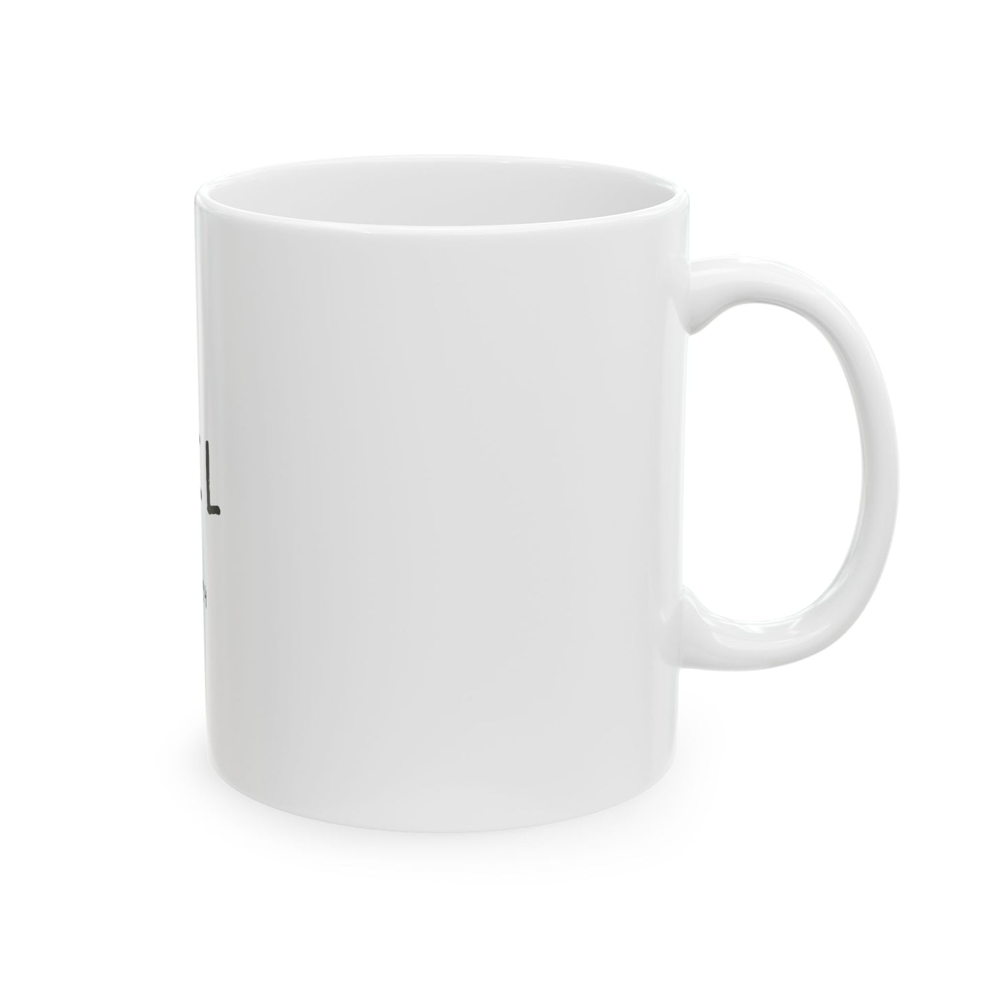 Trendy Ceramic Mug with 'VIII L X est. 1994' Design