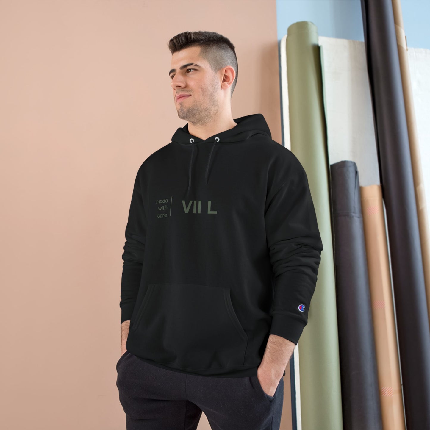 Minimalist Champion Hoodie - Made with Care